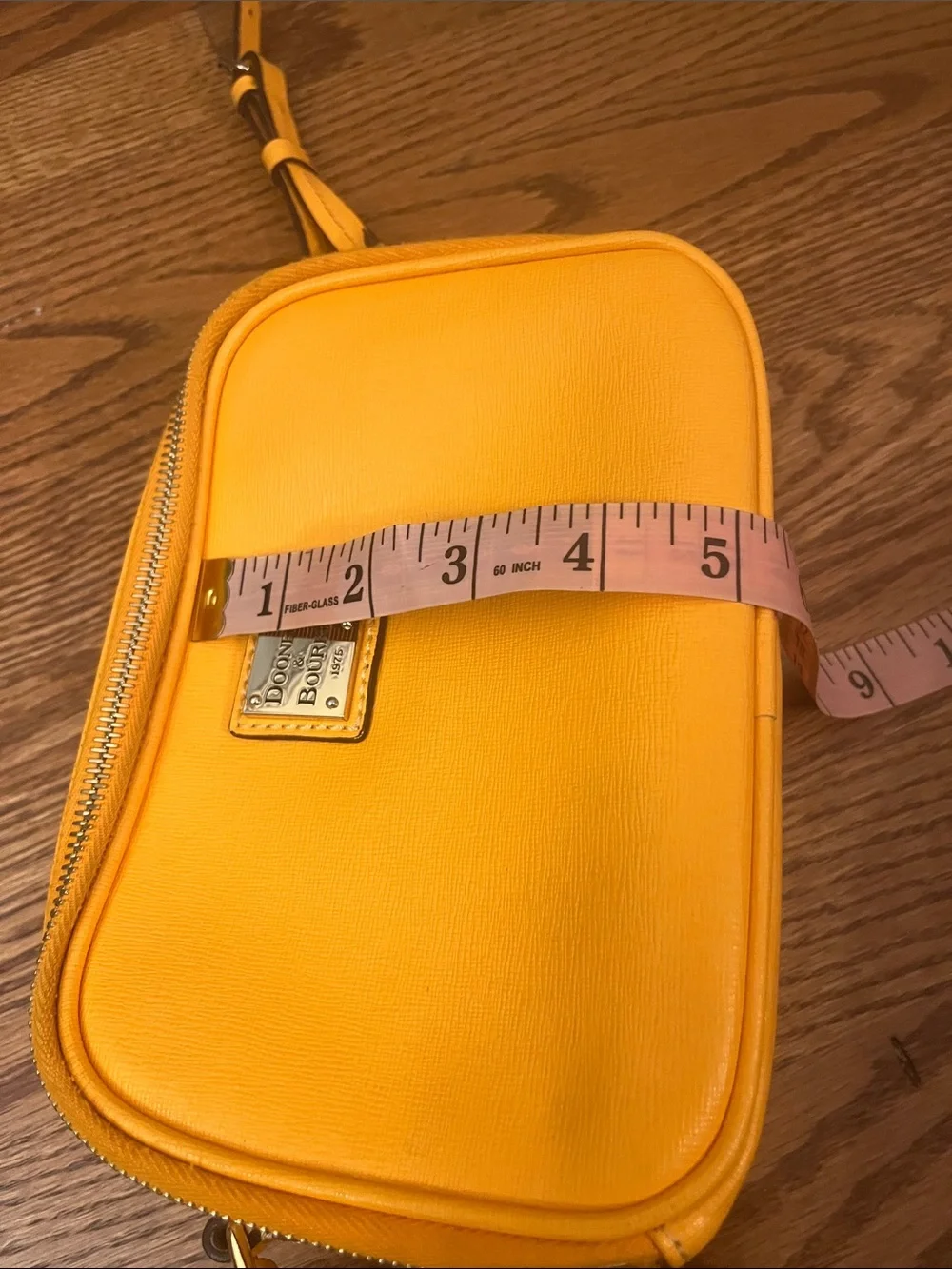 Dooney & Bourke Saffiano Camera Crossbody Tangerine Color